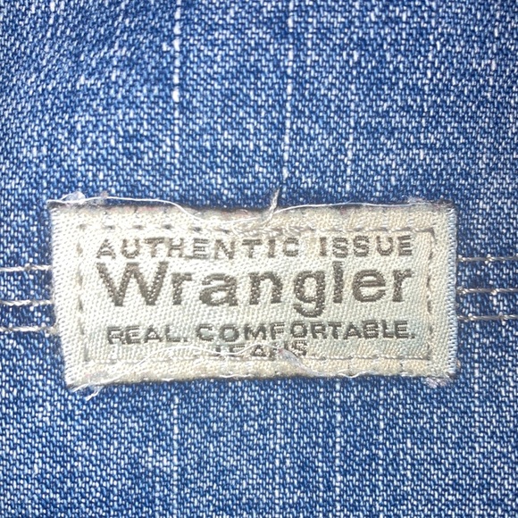 Wrangler Vintage Size 38 Blue Jean Carpenter Shirts for Men - Picture 9 of 11